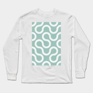 My Favorite Geometric Patterns No.34 - Light Blue Long Sleeve T-Shirt